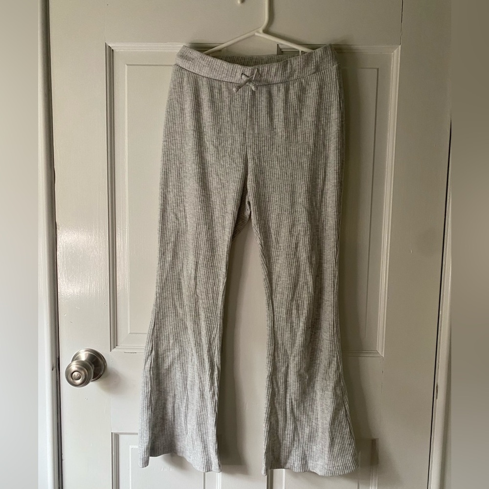 old navy flare ribbed sweatpants
